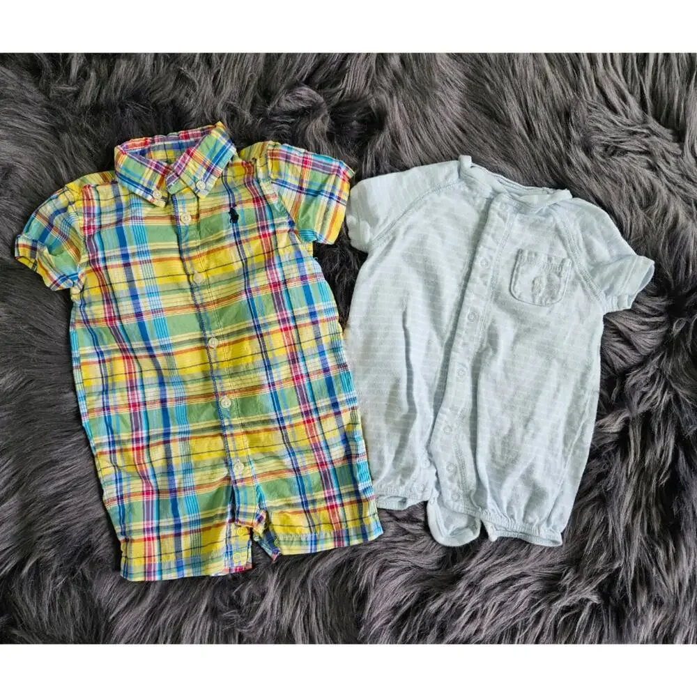Ralph Lauren Baby Romper Bundle sz 3M